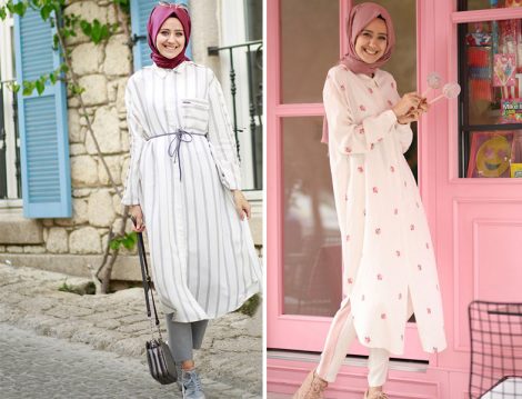 Esra Keskin Demir Yazlık Tunik Modelleri