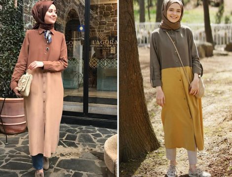 Esra Keskin Demir Tesettür Tunik Modelleri