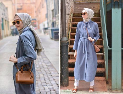 Esra Keskin Demir Tesettür Tunik Modelleri