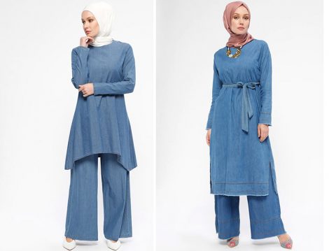 Hüma Sultan Kot Tunik Pantolon İkili Takım 