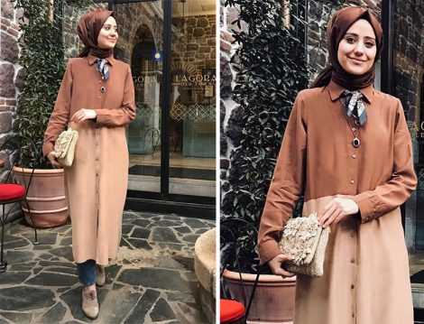Esra Kesin Demir Kahve Tunik