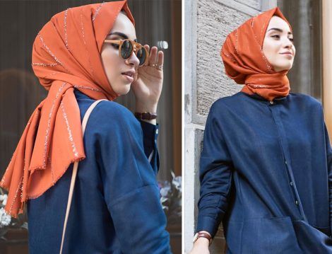Moda Kaşmir Işıltılı Pamuklu Şal