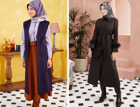 Armine 2018-19 Sonbahar Kış Trençkot ve Yelek Modelleri