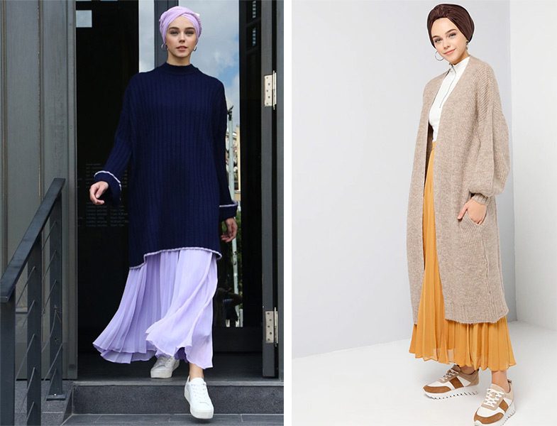 Benin Triko Tunik ve Hırka Modeli