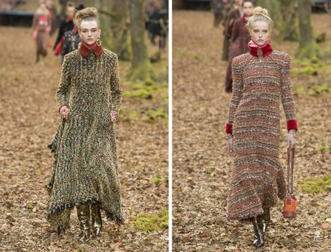 Chanel 2018-19 Sonbahar – Kış Uzun Triko Elbise Modelleri