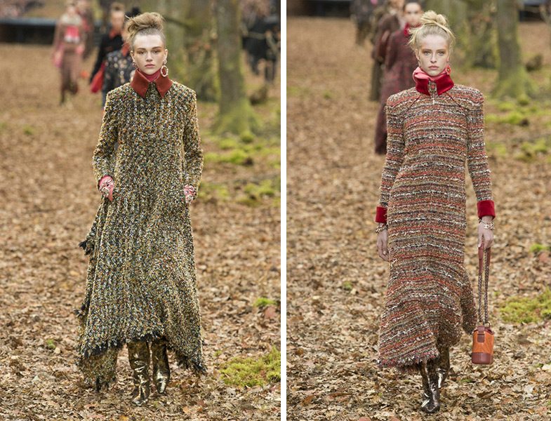 Chanel 2018-19 Sonbahar – Kış Uzun Triko Elbise Modelleri
