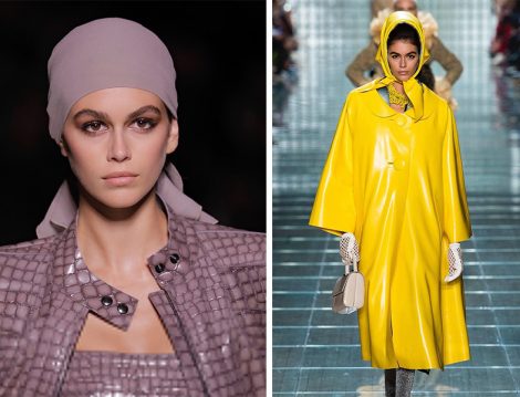 Cindy Crawford’un kızı Kaia Gerber'in Başörtülü Defilesi