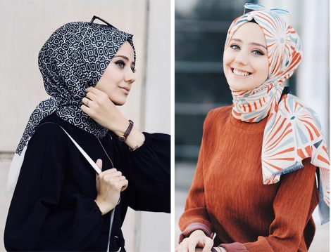 Desenli Şal Modelleri