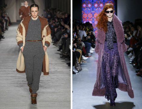 Dünya Modasında 2018 Sonbahar Kış Shearling Ceketler