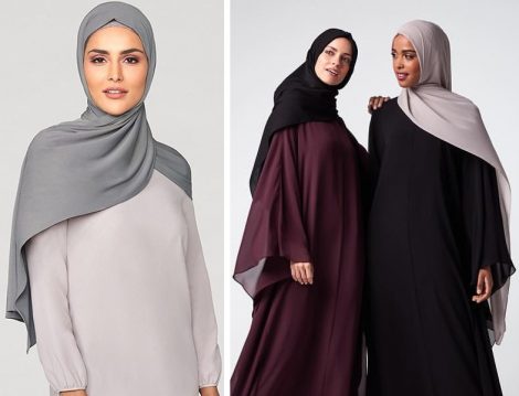 Inayah Katalog Fotoğraflarında Şal Bağlama Stilleri