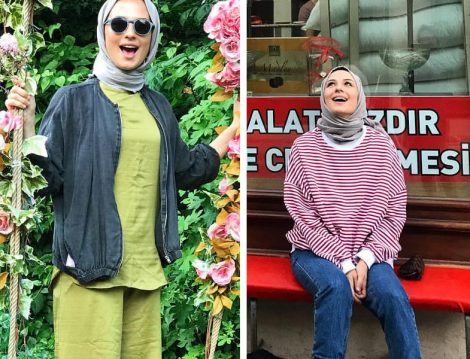 Keten ve Poplin Kumaşlarla Pamuklu Şal Kombini