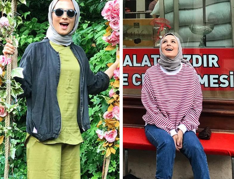 Keten ve Poplin Kumaşlarla Pamuklu Şal Kombini