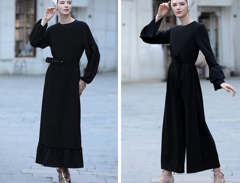 Selma Sarı Design Sİyah Tulum ve Elbise Modelleri