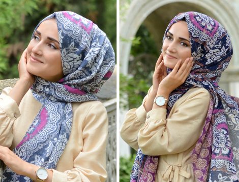 Vanensis Şal Desen Organik Cotton Şal