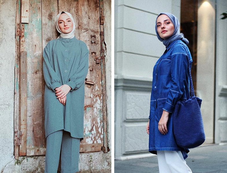 İpek Şalların Krep-Denim Gibi Kumaşlarla Uyumu