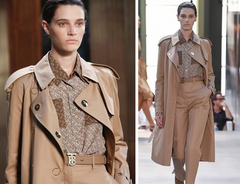 Burberry 2019 Yeni Logolu Gömlek ve Trençkot Modeli