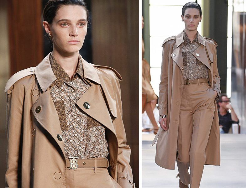 Burberry 2019 Yeni Logolu Gömlek ve Trençkot Modeli