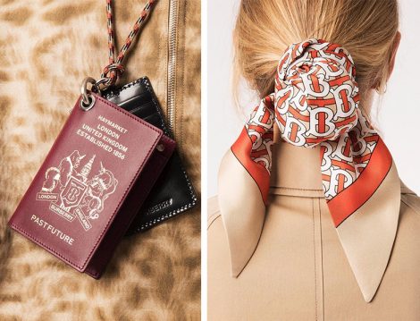 Burberry Yeni Logosu İle Eşarp Modeli