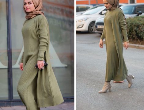 CLSEMA Hırka & Elbise Triko Takım