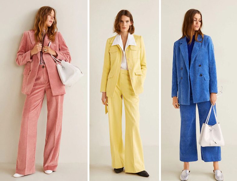 Mango 2019 Kadife Takım