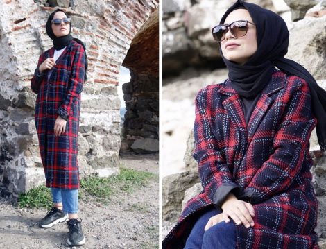 SÜMEYRA YILMAZ TASARIM Karışık Ekoseli Kap
