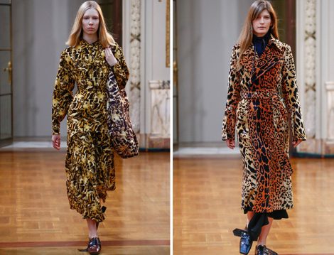 Victoria Beckham Leopar Desen Giyim