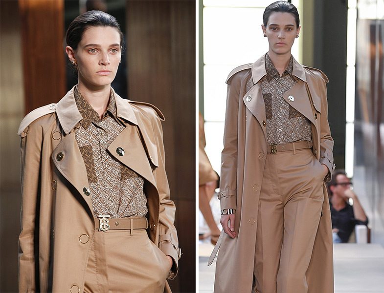 Burberry Logolu Gömlek Modeli