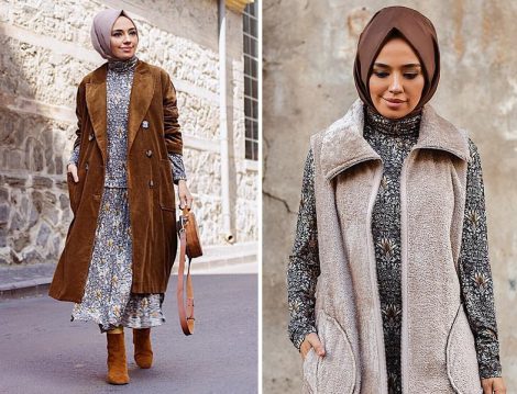 H&M Desenli Elbise