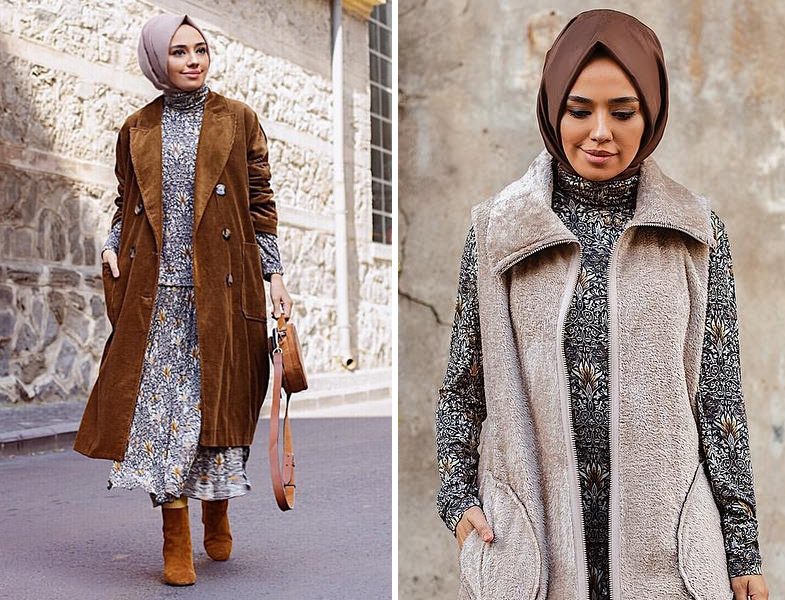 H&M Desenli Elbise