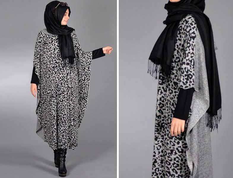 Henna Elısa Gri Sare Leopar Panço