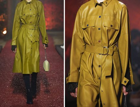 Hermes 2018-19 Deri Elbise