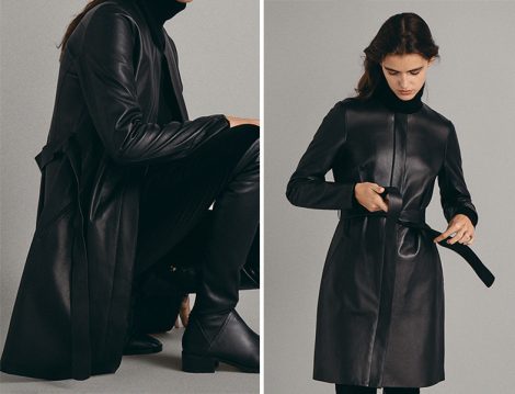 Massimo Dutti Deri Palto