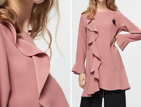 Pure Volanlı Tunik