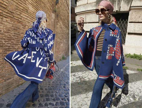 Valentino Yağmurluk ve Pelerin Modelleri