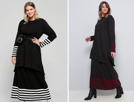 Alia Triko Tunik&Etek İkili Takım