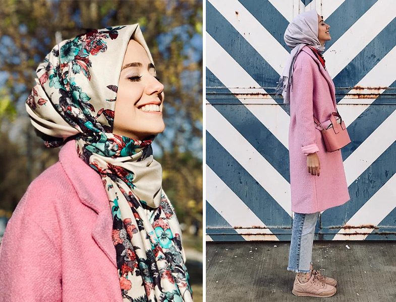 Koton Pembe Çıtçıtlı Kaban