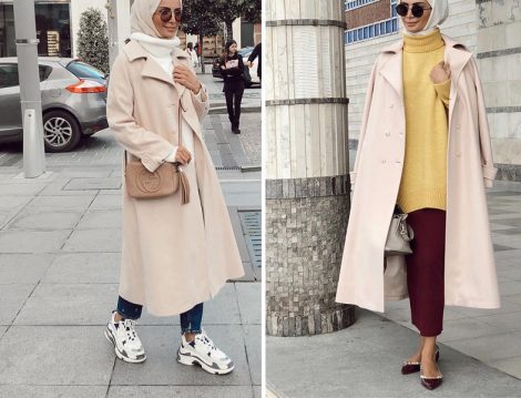 Nude Tonlarında Dış Giyim Modelleri
