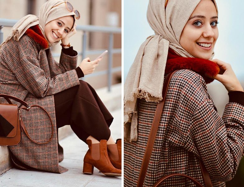 Oversize Parçalarla Tesettür Kombin