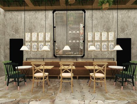Proje Cafe Galata İç Mekan