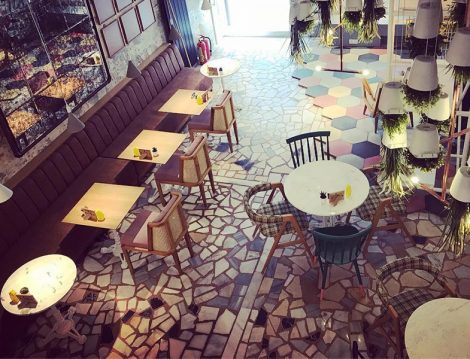 Proje Cafe Galata İç Mekan