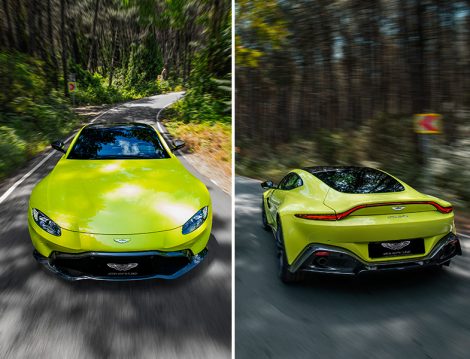 Aston Martin Vantage Sarı
