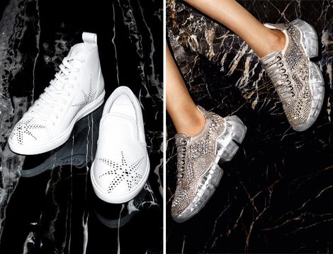 Jimmy Choo Cruise 2019 Koleksiyonu Taşlı Spor Ayakkabı