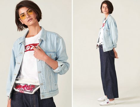 Levi’s® 2019 İlkbahar Bol Pantolon Denim Ceket