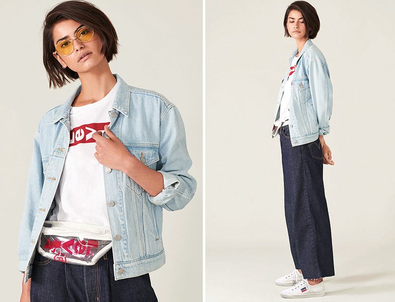 Levi’s® 2019 İlkbahar Bol Pantolon Denim Ceket