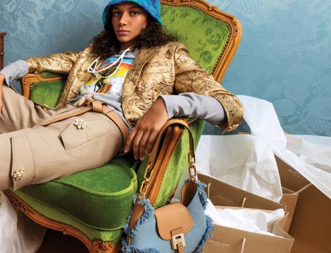 Michael Kors Collection İlkbahar 2019 Taş Detaylı Bol Pantolon