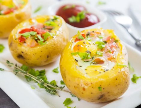 Sandal Patateste Yumurta