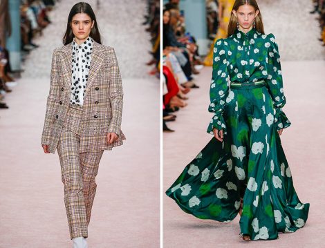 Carolina Herrera 2019 İlkbahar Yaz Desenli Modeller