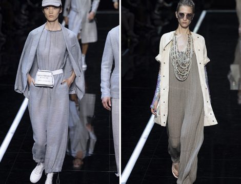 Emporio Armani 2019 İlkbaar Yaz Tulum