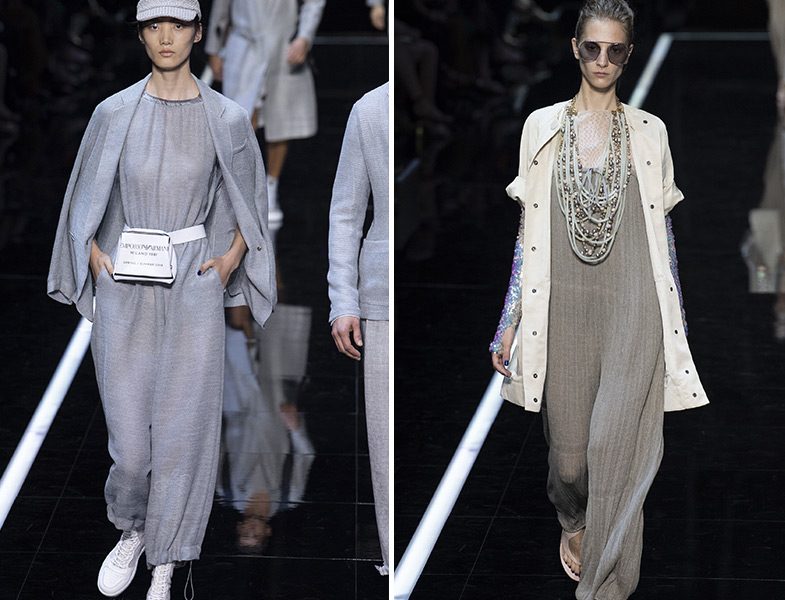 Emporio Armani 2019 İlkbaar Yaz Tulum