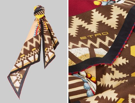 Etro 2019 Afrika Desenli Eşarplar